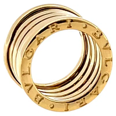 Pre-owned Bulgari Bvlgari B. Zero 1 Ring 5 Bands, Set In 18ct Yellow Gold, Size 49