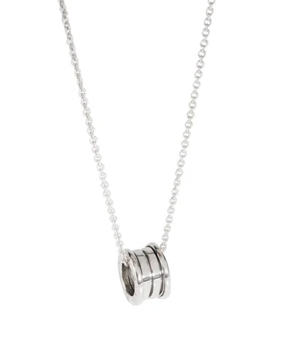 Bulgari Bvlgari B. Zero 1 Pendant In 18k White Gold In Silver