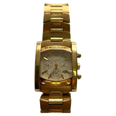 Pre-owned Bulgari Bvlgari  Assioma 18 Karat Yellow Gold Large Dial Watch