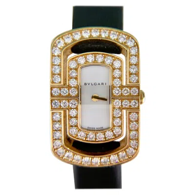 Pre-owned Bulgari Bvlgari  Parentesi Diamond Watch 18k Yellow Gold