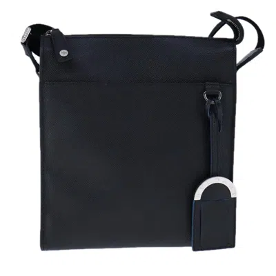 Pre-owned Bulgari Bvlgari Bvlgari Black Leather Shoulder Bag ()
