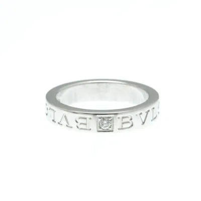 Pre-owned Bulgari Bvlgari Bvlgari Gold Ring Jewelry () In Silver