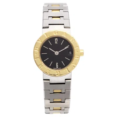 Pre-owned Bulgari Bvlgari Bvlgari Two-tone Steel & Gold Date Quartz Women's Watch Ref. Bb23sgd In Multiple