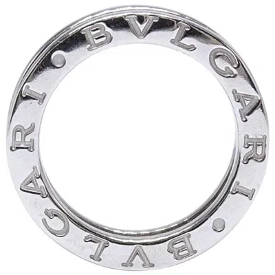 Pre-owned Bulgari Bvlgari B.zero One Row Diamond Band Ring In 18 Karat White Gold 0.60 Carat
