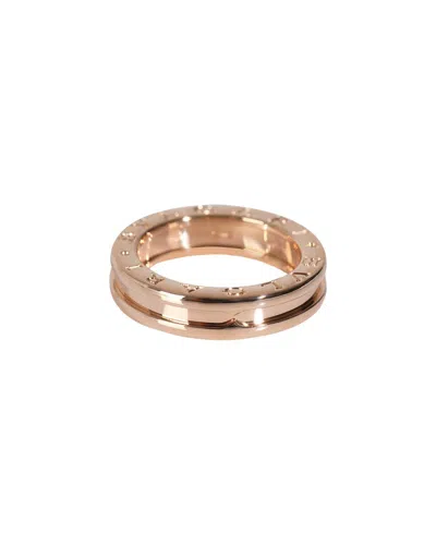 Bulgari Bvlgari B.zero1 18k Rose Gold Ring (authentic Pre-loved)