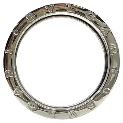 Pre-owned Bulgari Bvlgari B.zero1 18k White Gold Three Band Wedding Band Ring Original Receipt