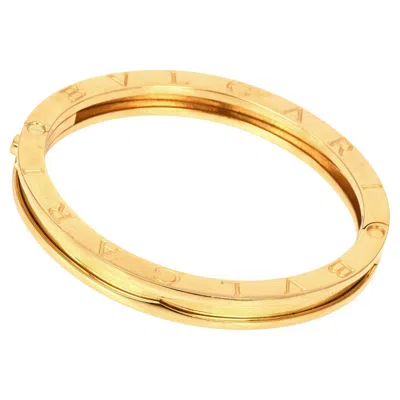 Pre-owned Bulgari Bvlgari B.zero1 B.zero 1 18k Yellow Gold Bangle  Bracelet