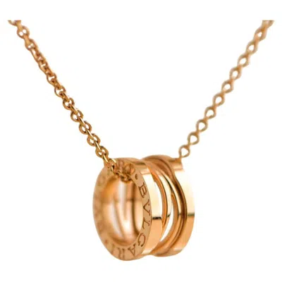 Pre-owned Bulgari Bvlgari B.zero1 Necklace In 18k Yellow Gold