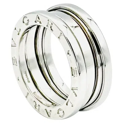 Pre-owned Bulgari Bvlgari B.zero1 Ring 18k White Gold