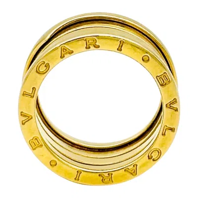 Pre-owned Bulgari Bvlgari B.zero1 Ring 18k Yellow Gold