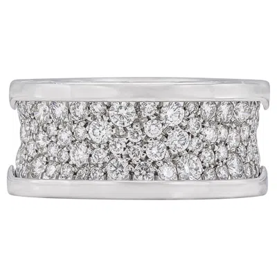 Pre-owned Bulgari Bvlgari B.zero1 Ring With Diamonds In Multi