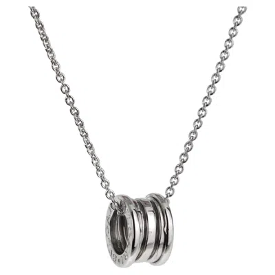 Pre-owned Bulgari Bvlgari Bzero1 Vintage 18k White Gold Pendant Necklace