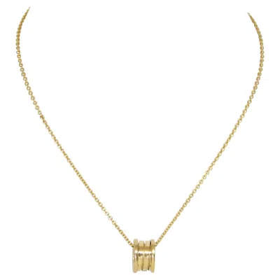 Pre-owned Bulgari Bvlgari B.zero1 Yellow Gold Necklace