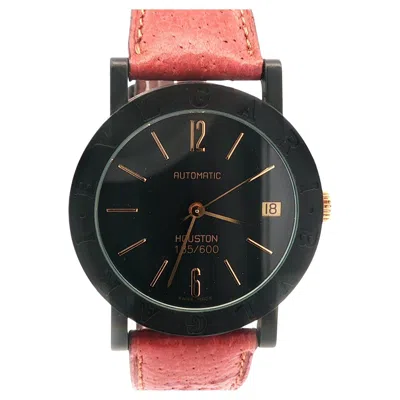 Pre-owned Bulgari Bvlgari Carbon Gold Limited Edition Houston 33mm Automatic Swiss Wrist Watch In Multi