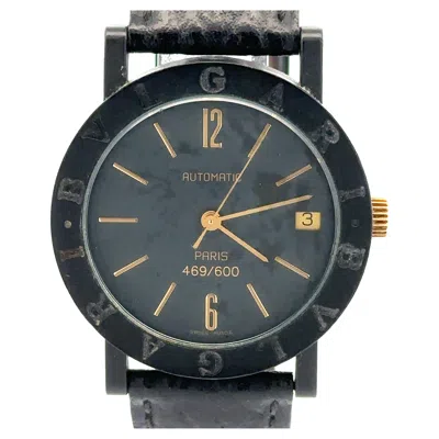 Pre-owned Bulgari Bvlgari Carbon Gold Limited Edition Paris 33mm Automatic Swiss Wrist Watch In Multi