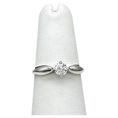 Pre-owned Bulgari Bvlgari Dedicata A Venezia Torcello Round Diamond 0.30 Tcw Engagement Ring In Multi