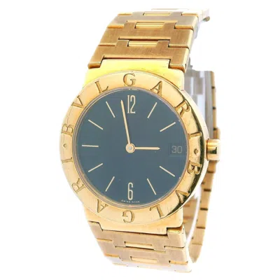 Pre-owned Bulgari Bvlgari Diagono Bb30ggd 18k Yellow Gold Ladies Watch