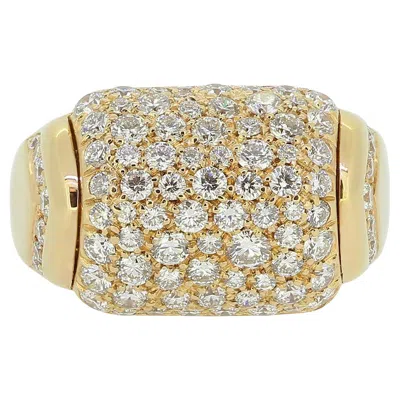 Pre-owned Bulgari Bvlgari Diamond Musa Ring In Multi