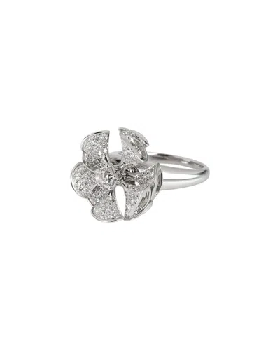 Bulgari Bvlgari Divas Dream 18k 3.70 Ct. Tw. Diamond Ring (authentic Pre-loved) In Metallic