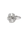 Bulgari Bvlgari Divas Dream 18k 3.70 Ct. Tw. Diamond Ring (authentic Pre-loved) In Metallic