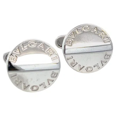 Pre-owned Bulgari Bvlgari Estate Sterling Silver Cufflinks 16.24 Grams In Multi