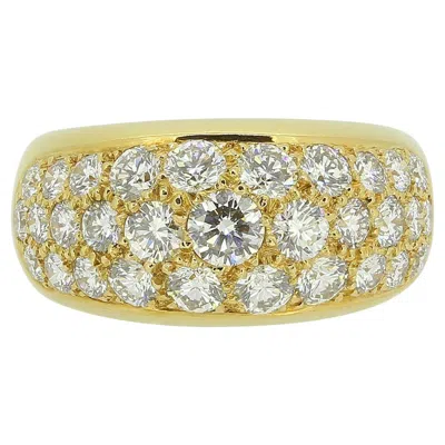 Pre-owned Bulgari Bvlgari Pavé Diamond Set Ringbvlgari Pavé Diamond Set Ring In Multi