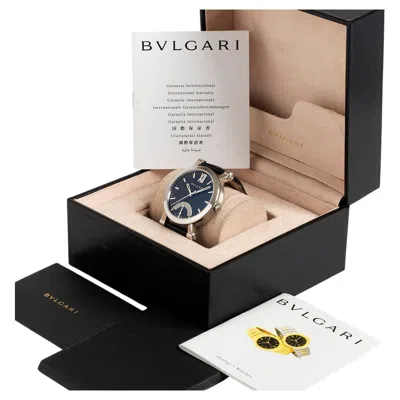 Pre-owned Bulgari Bvlgari Sotirio Retrograde Date Wristwatch Ref Sb42sdr, 42mm Case, 2012. In Multi