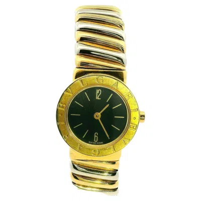 Pre-owned Bulgari Bvlgari Tubogas Bb232t 18k Yellow, Rose & White Gold Ladies Watch