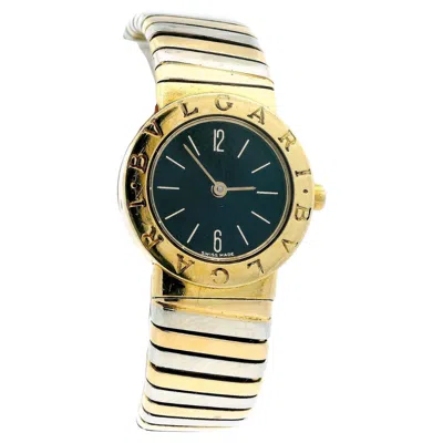 Pre-owned Bulgari Bvlgari Tubogas Bb232t 18k Yellow, Rose & White Gold Ladies Watch