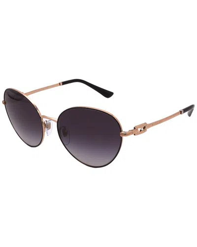 Bulgari Bvlgari Women's Bv6171 58mm Sunglasses In Gold