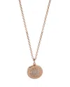 BULGARI BVLGARIBVLGARI DIAMOND NECKLACE IN 18K ROSE GOLD 0.34 CTW