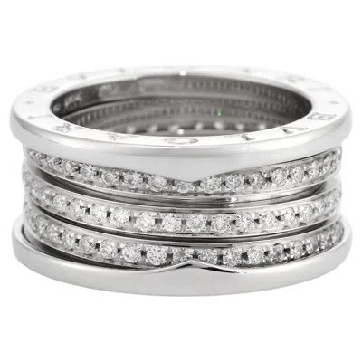 Pre-owned Bulgari B.zero1 18k White Gold Diamond Ring, 1.30ct, Circa 2015
