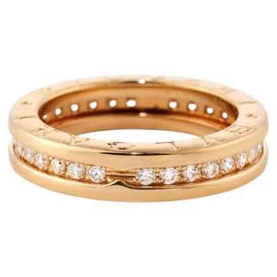 Pre-owned Bulgari B.zero1 18k Yellow Gold Diamond Band Ring, Circa 2015, 0.45ct