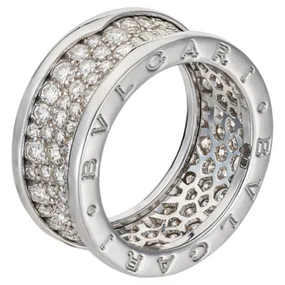 Pre-owned Bulgari B.zero1 18kt White Gold Diamond Pav� Ring, Circa 2000