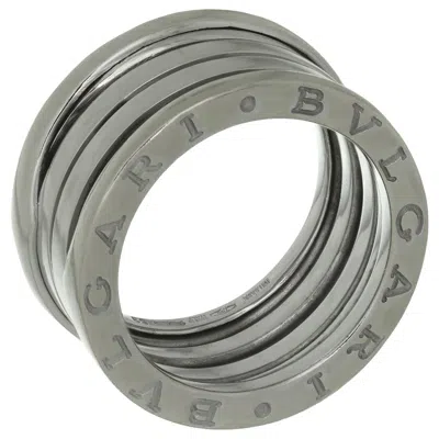 Pre-owned Bulgari B.zero1 3-band White Gold Ring. Sz. 6.25