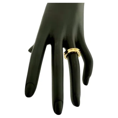 Pre-owned Bulgari B.zero1 Ring 18 Karat Yellow Gold 1 Row