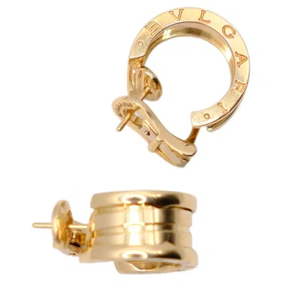 Pre-owned Bulgari B.zero1 Yellow Gold Hoop Earrings