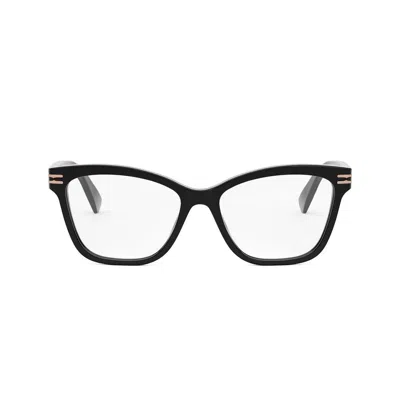 Bulgari Cat-eye Frame Glasses In 001