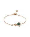 Bulgari Diva's Dream 18k Rose Gold 0.62 Ct. Tw. Diamond Bracelet (authentic Pre-loved) In Gold