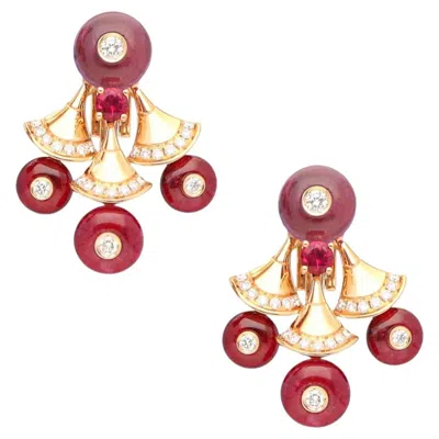 Pre-owned Bulgari 'divas Dream' Earrings In Multi