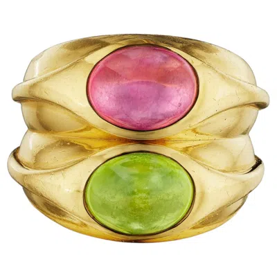 Pre-owned Bulgari "doppio" Ring In Multi
