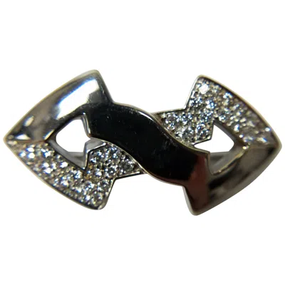 Pre-owned Bulgari Enigma By Bvlgari Arrow Diamond Brooch In Multi