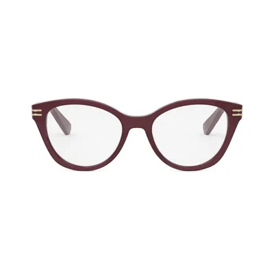 Bulgari Glasses In Burgundy
