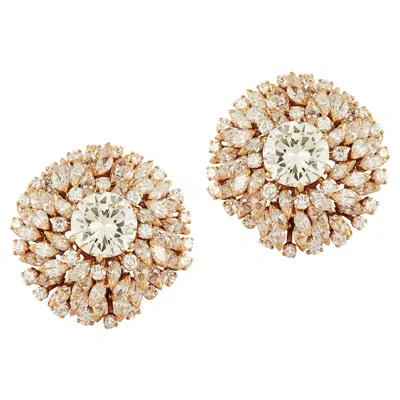 Pre-owned Bulgari Important Bvlgari Diamond Earrings In Multi