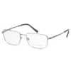 Bulgari Men's 56 Mm Matte Gunmetal Opticals In Multi