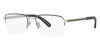 Bulgari Men's 56 Mm Matte Silver Plated Opticals In Multi