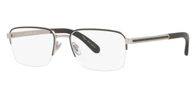 Bulgari Men's 56 Mm Matte Silver Plated Opticals In Multi