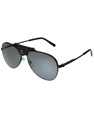 Bulgari Men's Bv5061q 60mm Polarized Sunglasses In Black