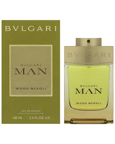 Bulgari Men's Man Wood Neroli 3.4oz Edp Spray In Green