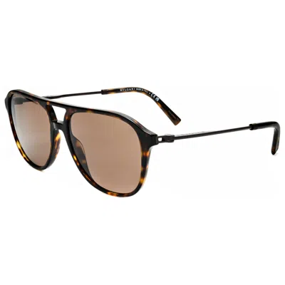 Bulgari Men's Sunglasses In Brown